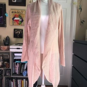 NWOT blush pink open super cozy cardigan
